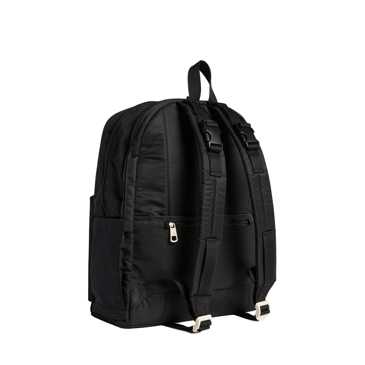 state bags lorimer diaper bag backpack nylon black back view side angle click to zoom