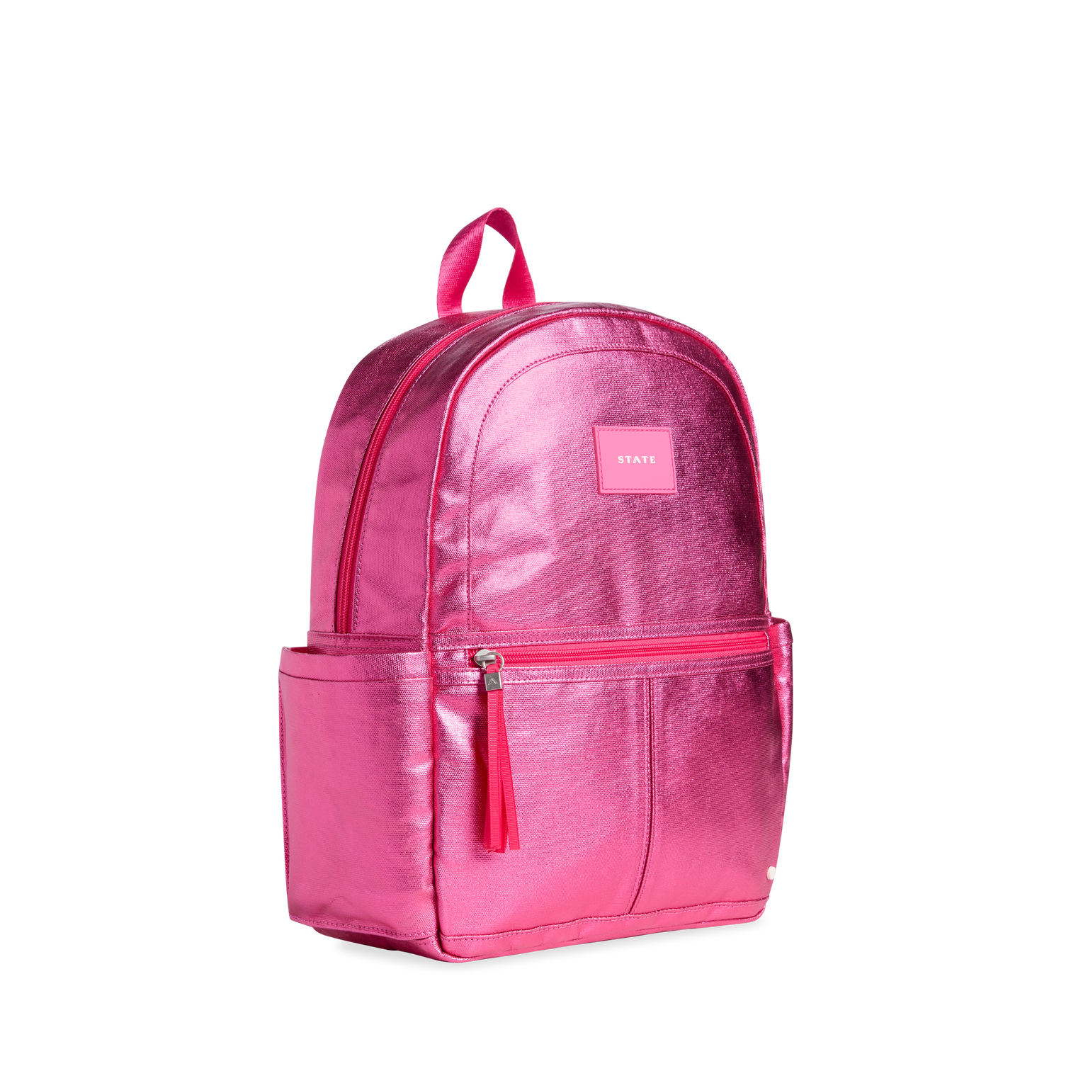 STATE Bags | Rodgers Lunch Box Metallic Turquoise/Hot Pink