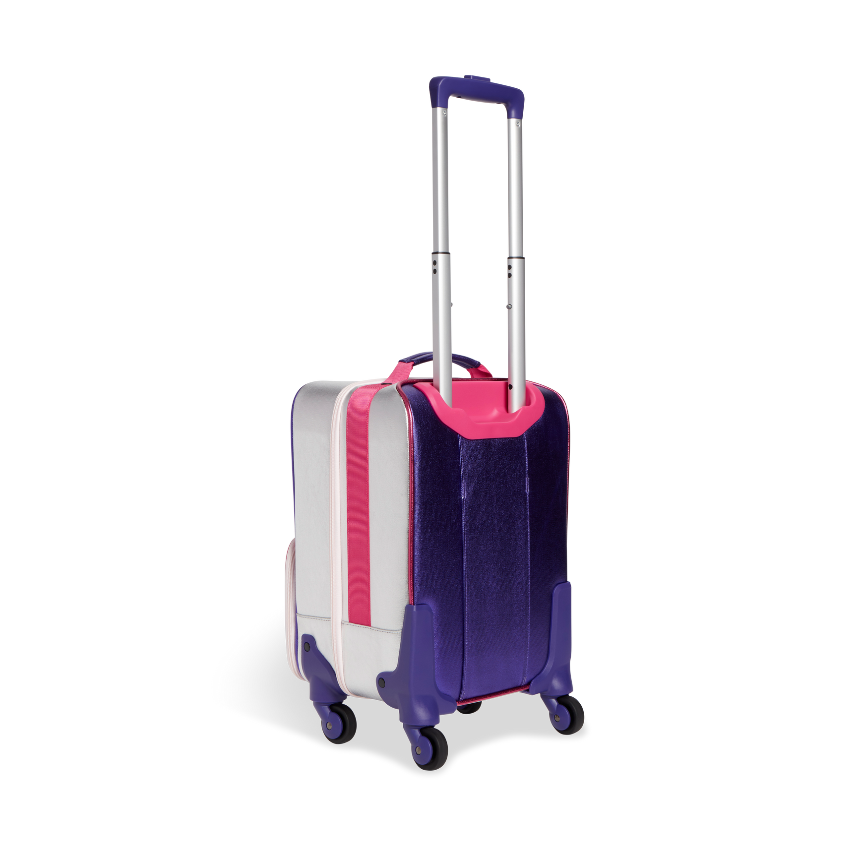 STATE Bags Mini Logan Suitcase Metallic Hot Pink/Purple