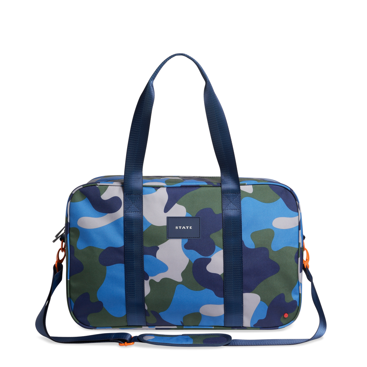 STATE Bags Rockaway Duffle Printed Canvas Daisies