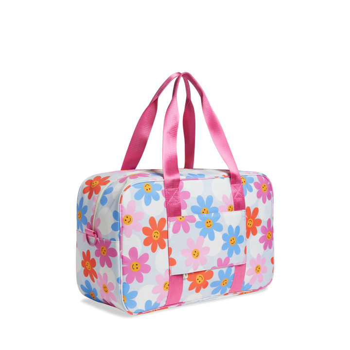 STATE Bags Rockaway Duffle Printed Canvas Daisies