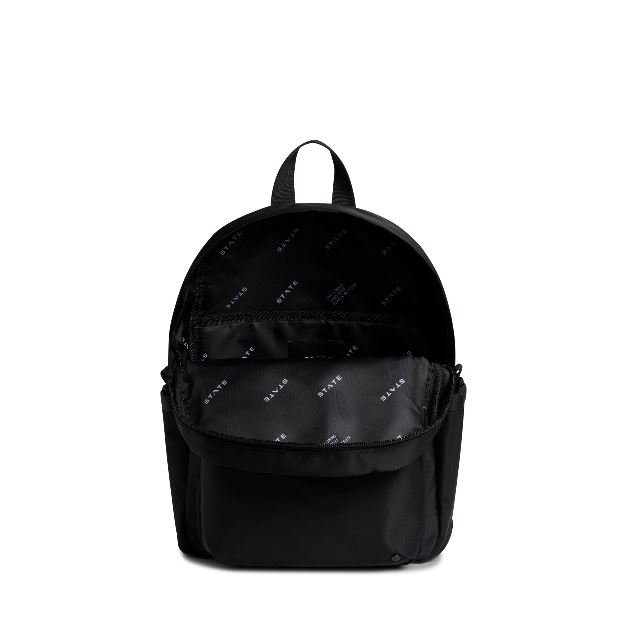STATE Bags Lorimer Mini Backpack Nylon Black/Gold