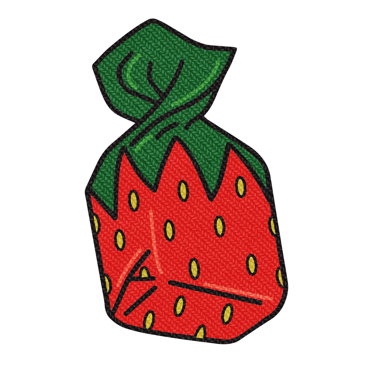state bags red strawberry candy patch for backpacks front view click to zoom