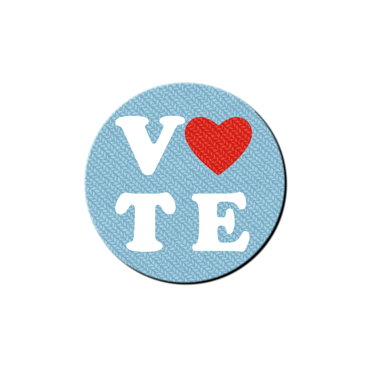 state bags blue vote patch for backpacks front view click zoom