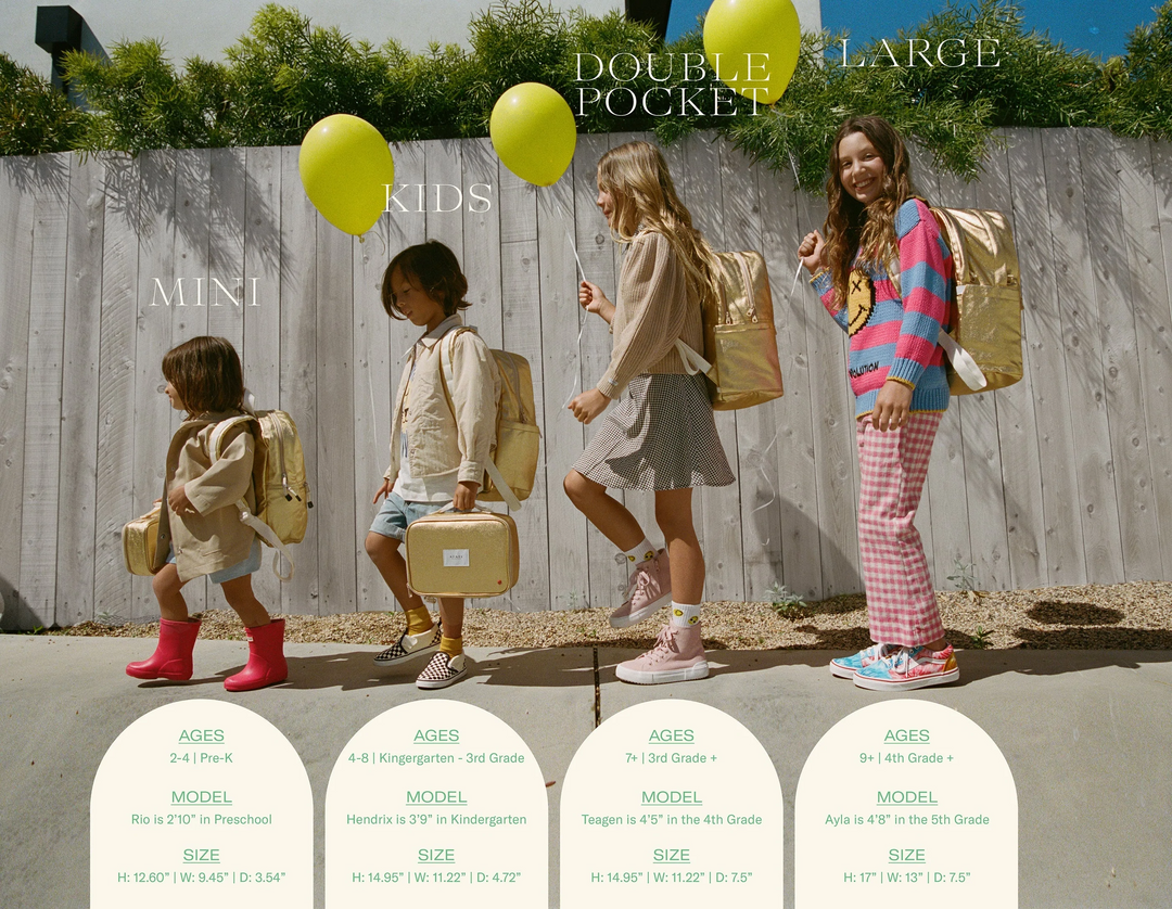 Kane Kids Mini Travel Backpack Color Block Green/Navy