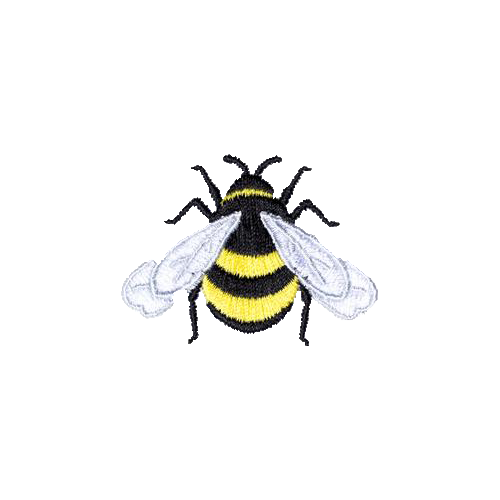 state bags bee patch for backpacks front view click to zoom