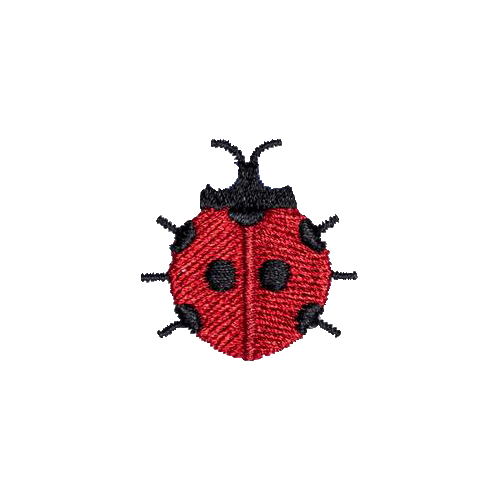 state bags red ladybug patch for backpacks  front view click to zoom