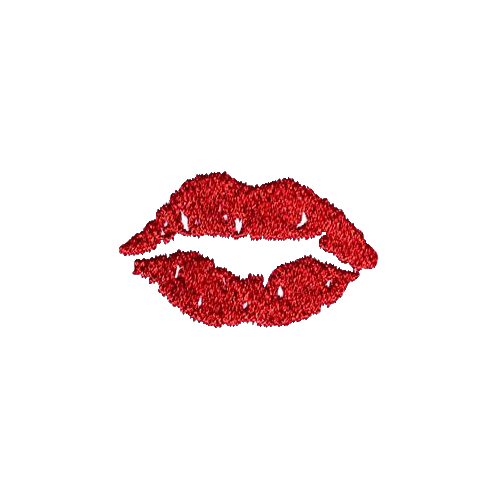 state bags red lips patch for backpacks front view click to zoom