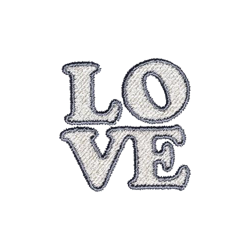 state bags grey love patch for backpacks front view click to zoom
