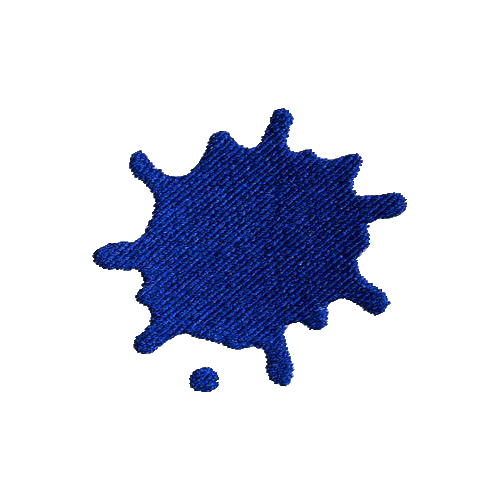 state bags blue paint splatter patch for backpacks front view click to zoom