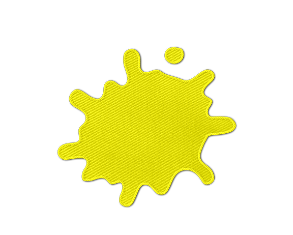 state bags yellow paint splatter patch for backpacks front view click to zoom