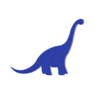 state bags blue dinosaur patch for backpacks front view click to zoom
